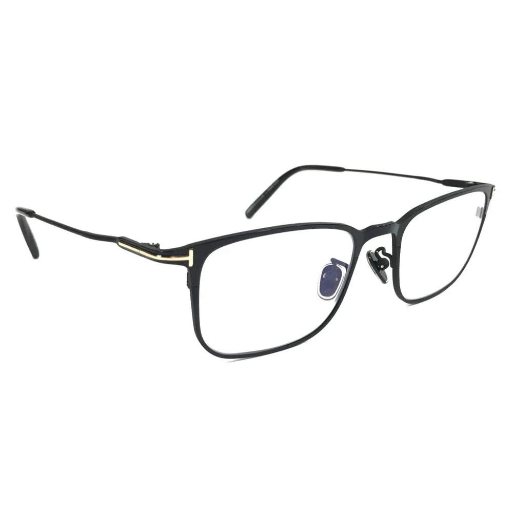 Tom Ford Eyeglasses Frames TF5929-D-B 005 Matte Black Gold Rectangle 51-19-140